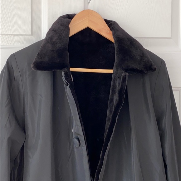 Neiman Marcus Faux Fur Reversible Coat - Picture 13 of 16